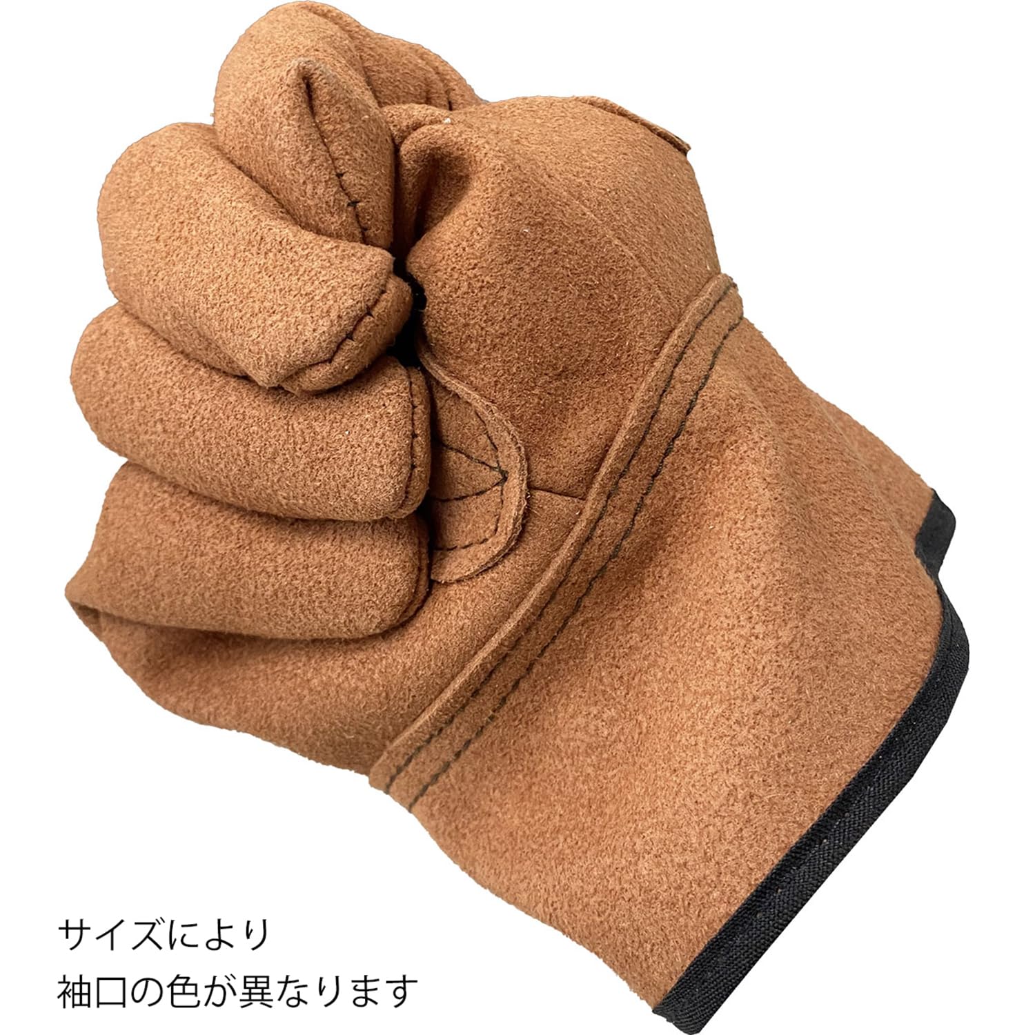 Amazon.co.jp: [のばのば] HAMAGLO 人工皮革手袋 背縫い 茶色 L H908